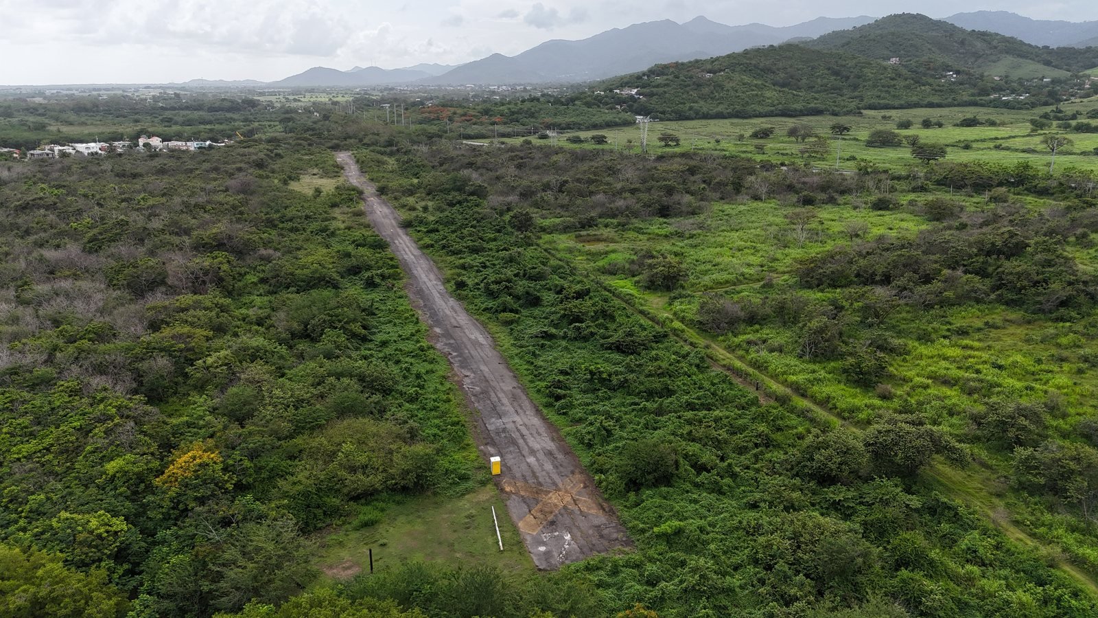 Ripresa aerea di area aeroportuale
