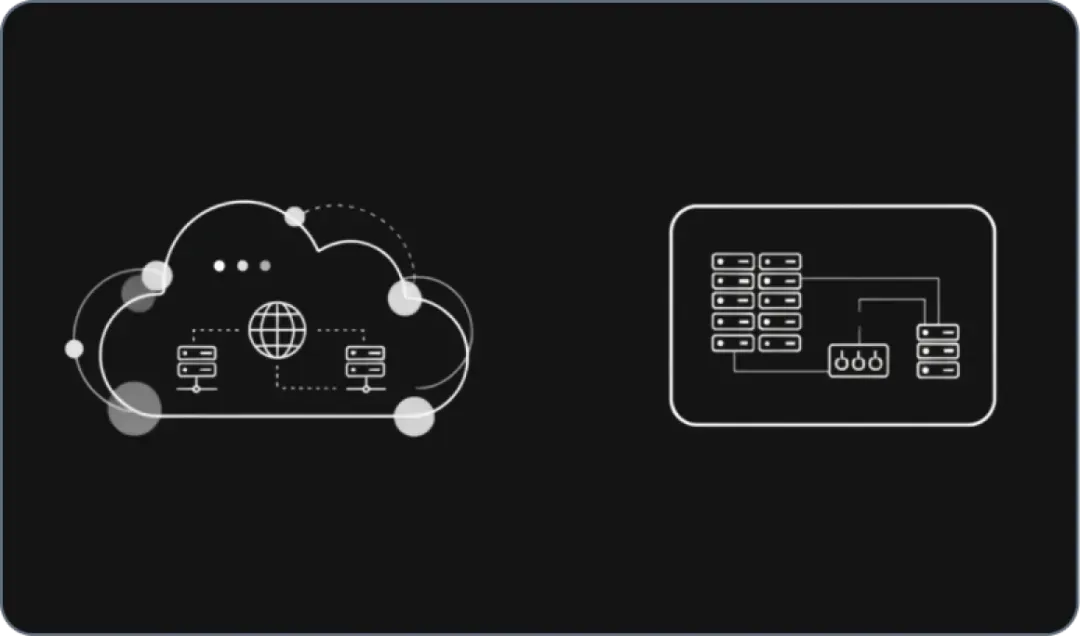 Schema cloud ed edge per infrastruttura software della robotica physical AI