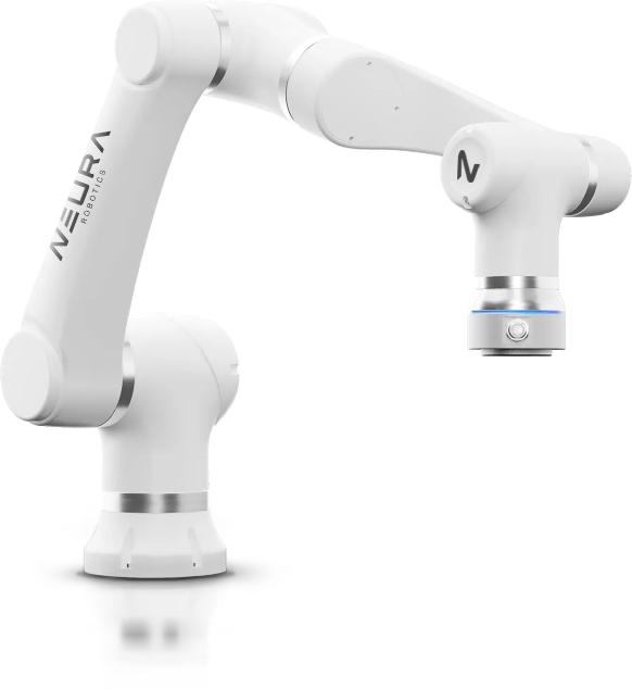 Robot LARA di NEURA Robotics su sfondo chiaro