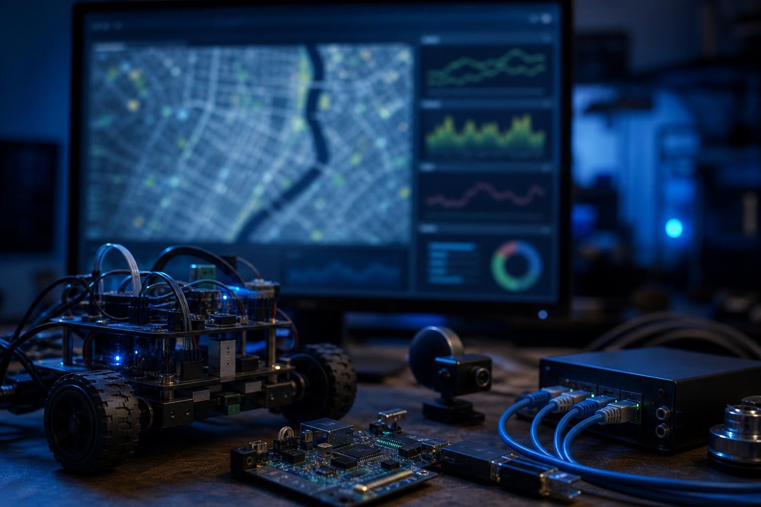 Telemetria GPS e dati di rete per robot connessi esposti a rischio cybersecurity
