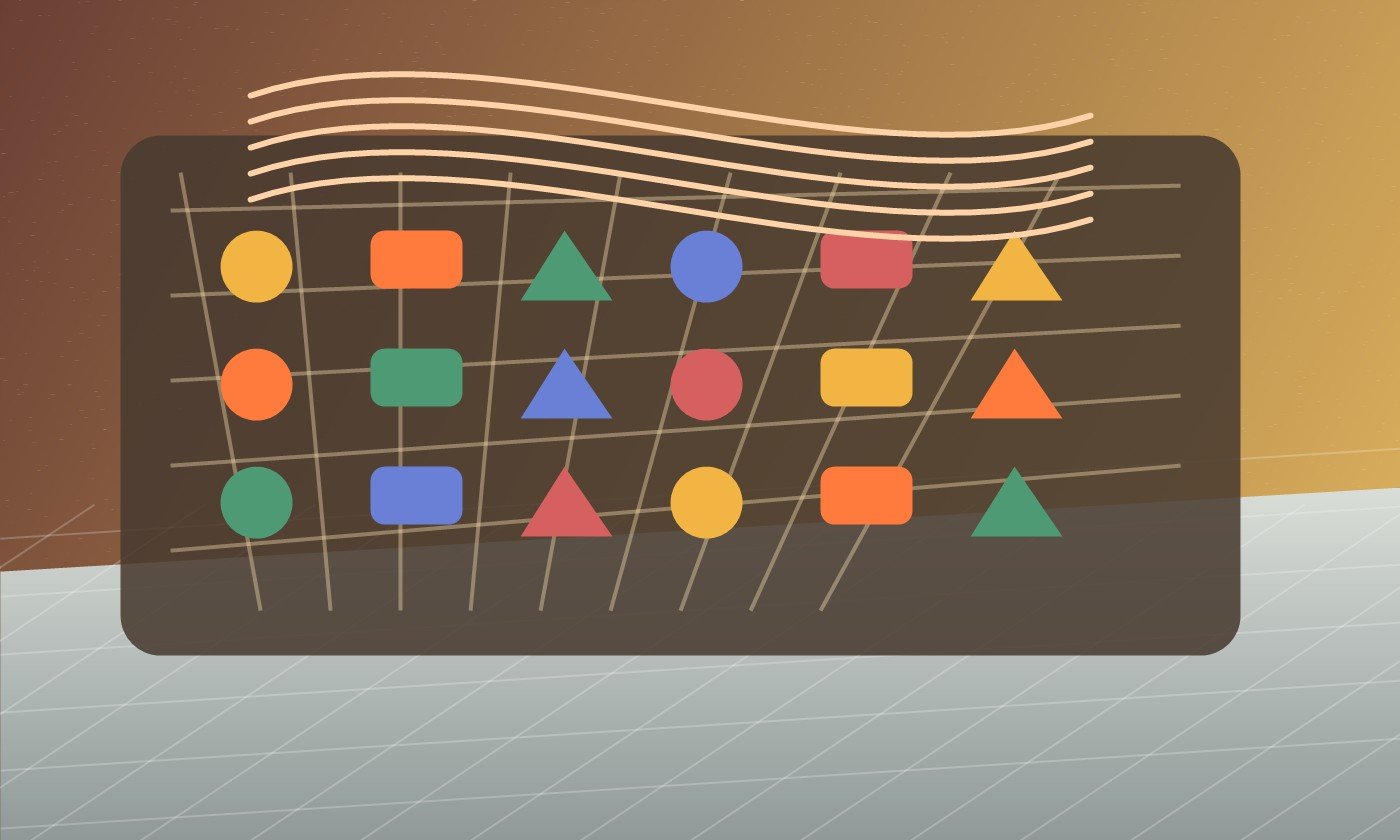 Campioni geometrici colorati e dati tattili per prove di presa robotica