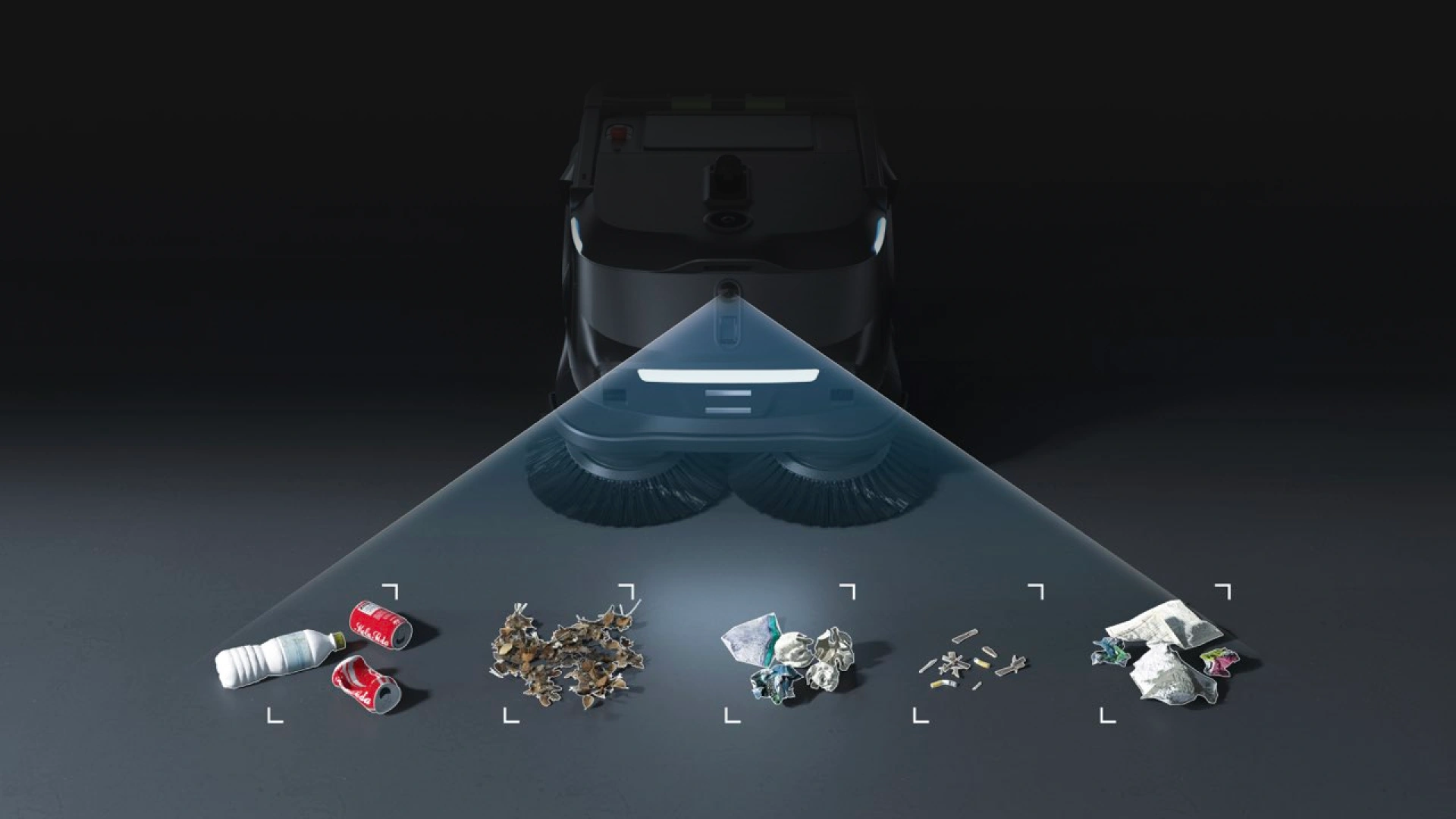 Spazzole a doppio disco del PUDU MT1