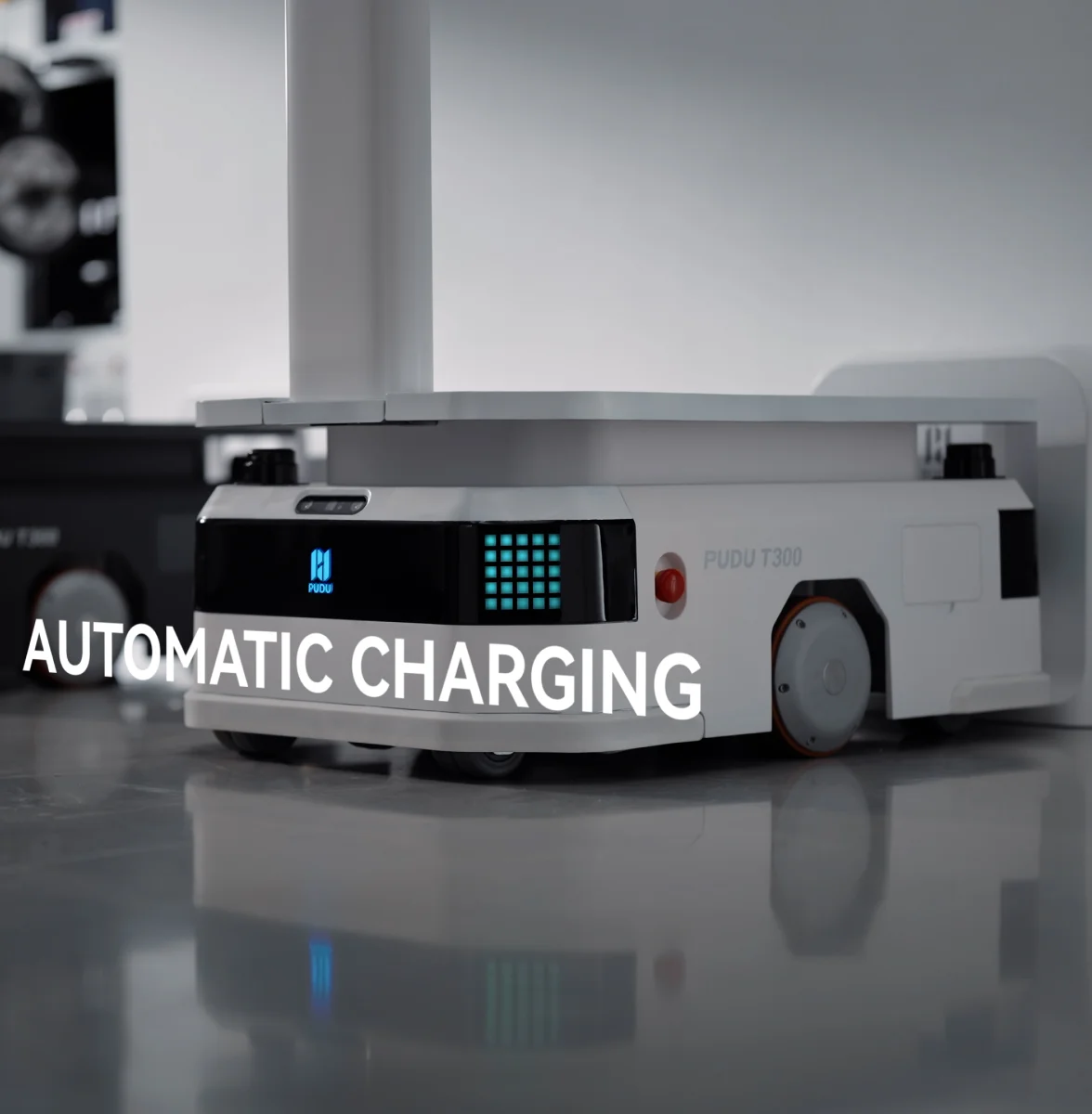 PUDU T300 su pavimento industriale