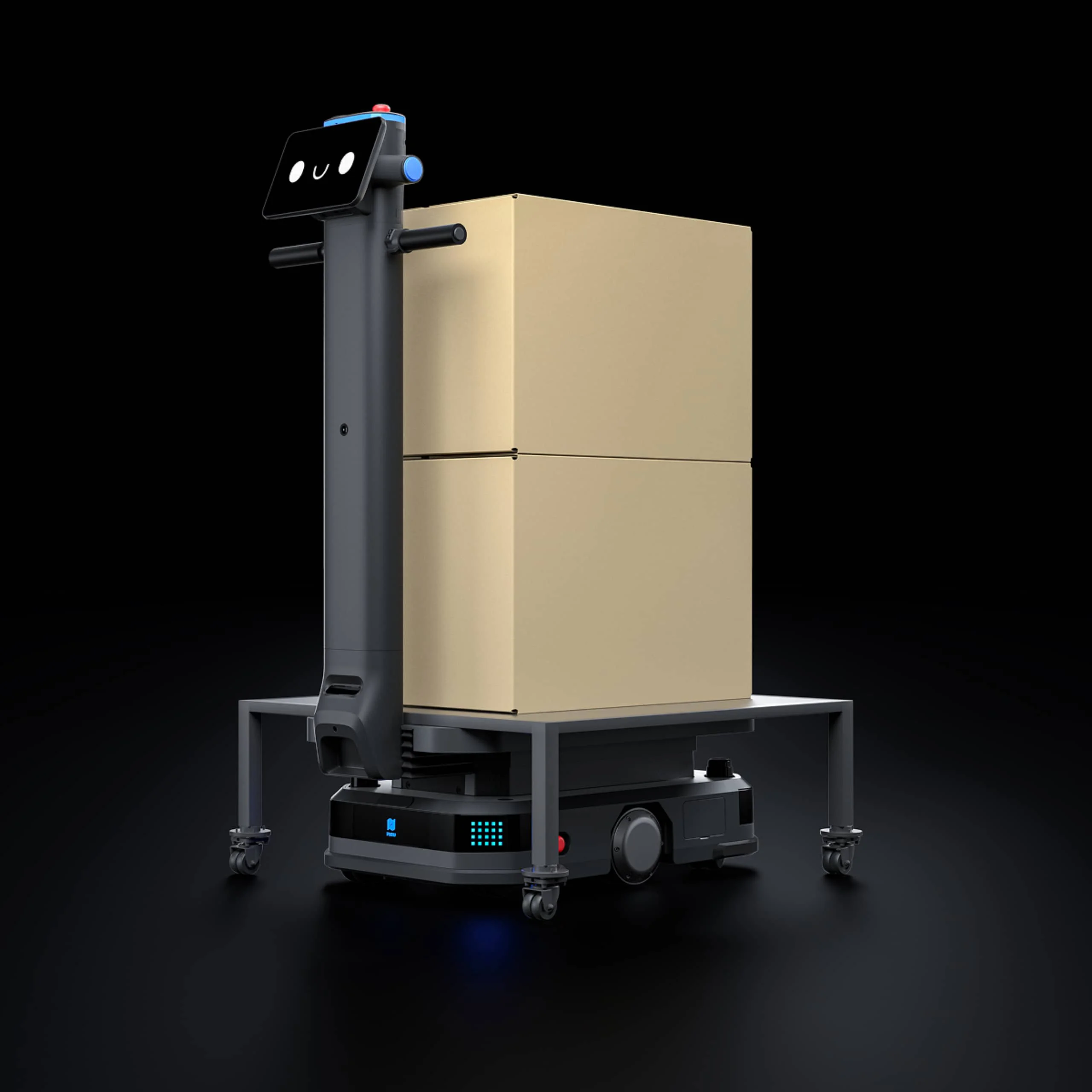 PUDU T600 con carico su supporto