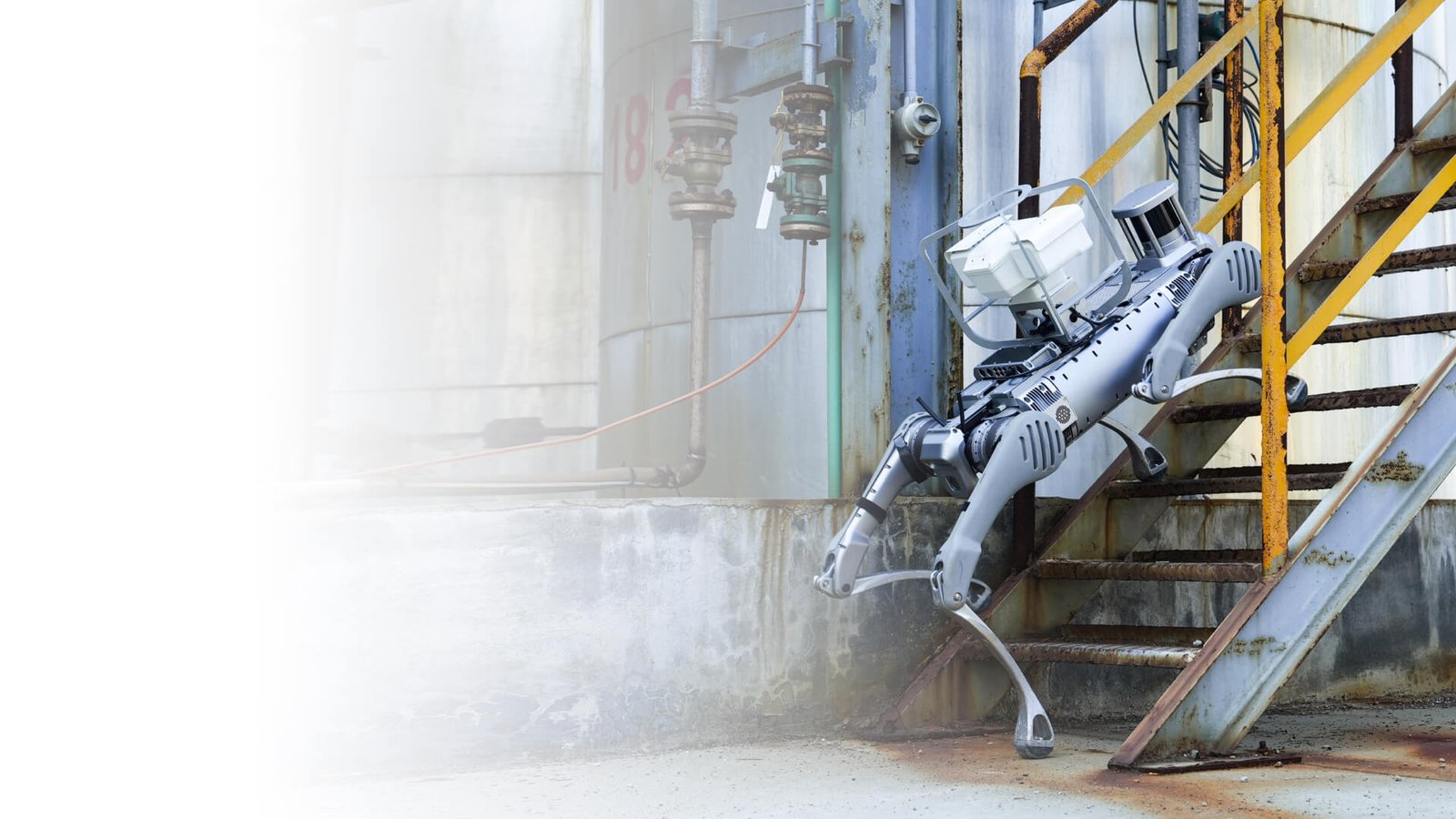 Unitree Go2 esegue controllo termografico su quadro elettrico