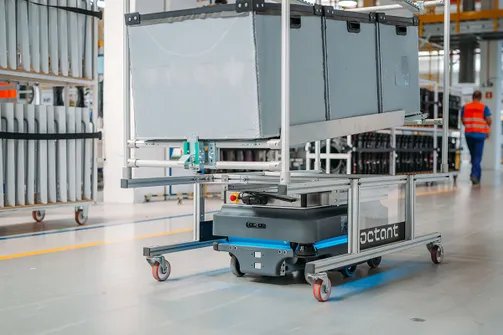 MiR coordina le spedizioni in uno stabilimento manifatturiero